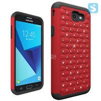 Bling Silicon TPU PC Combo Case for SAMSUNG Galaxy J7 (2017) / J7 POP